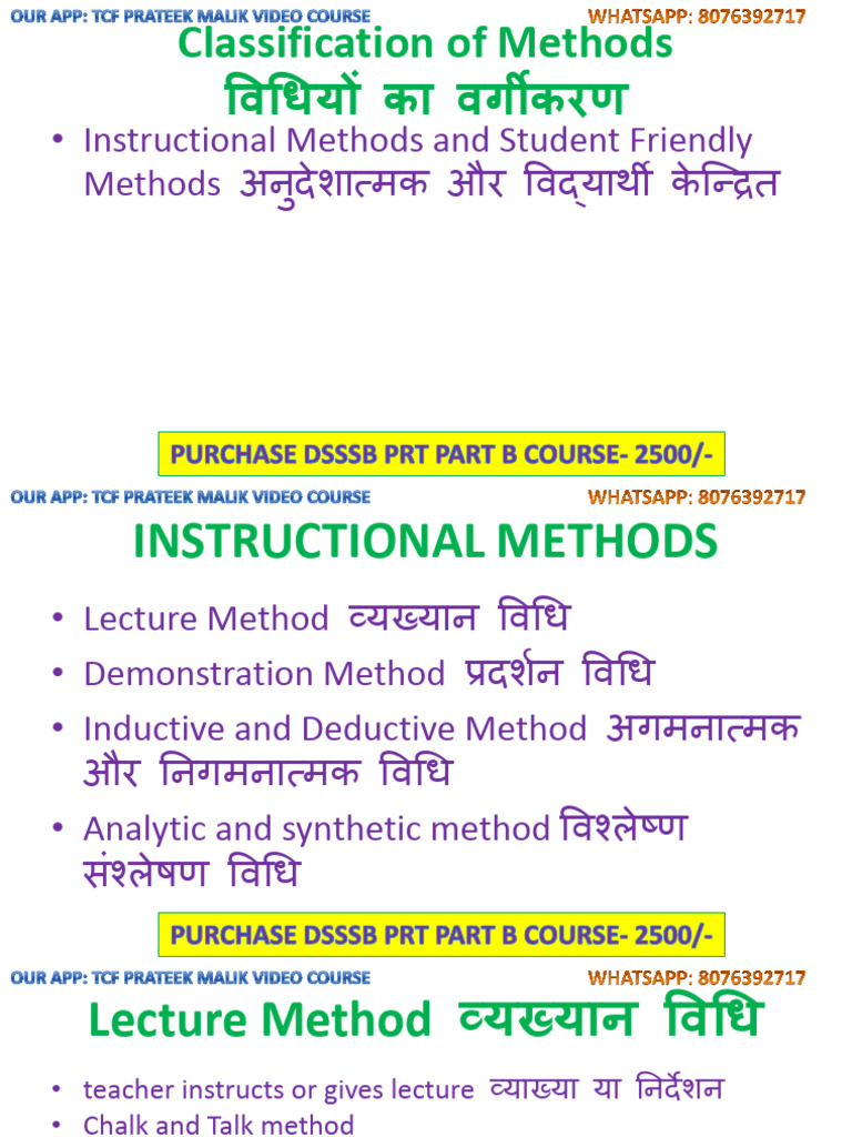 Methods of Teaching: A Comprehensive Guide | PDF | Inductive Reasoning ...