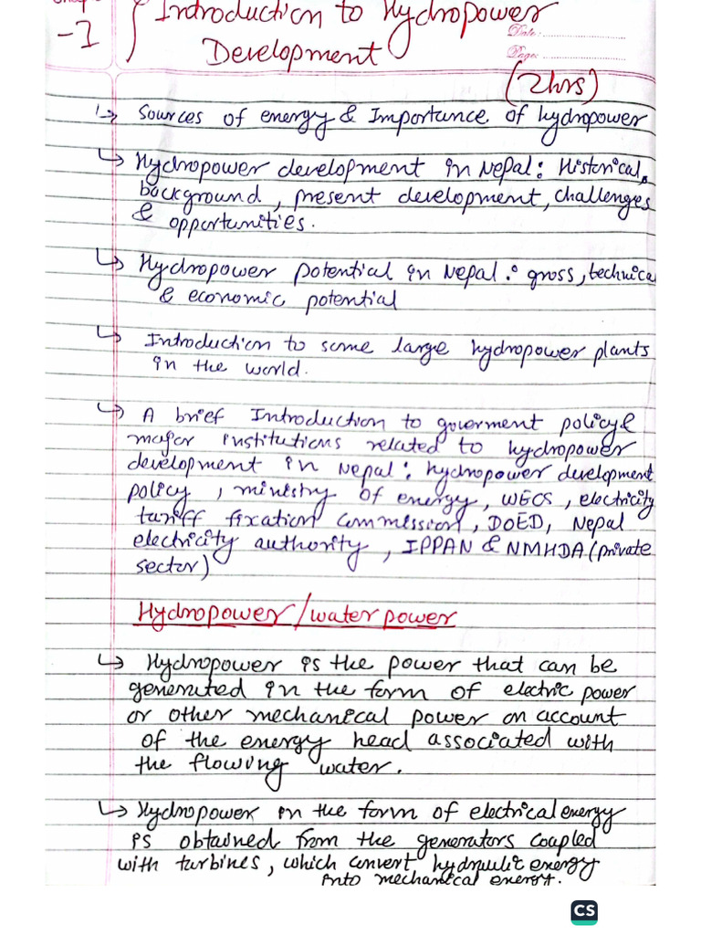 Hydro Note | PDF