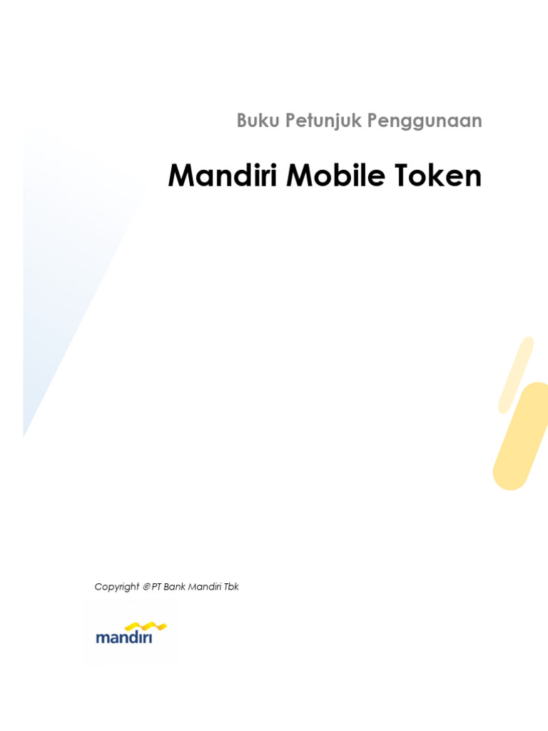 Aktivasi Mandiri Mobile Token | PDF