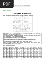 BS EN 1092 PN16 Flange Dimensions - Roy Mech | PDF | Pipe (Fluid ...