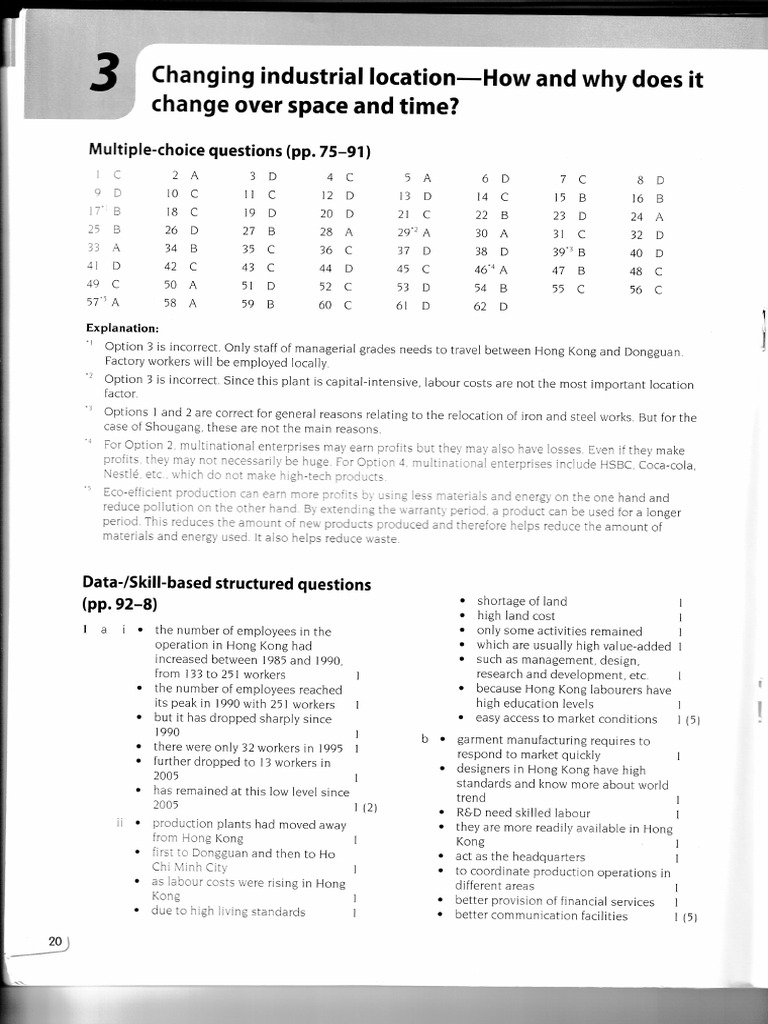 C3 LQ & MC Ans | PDF