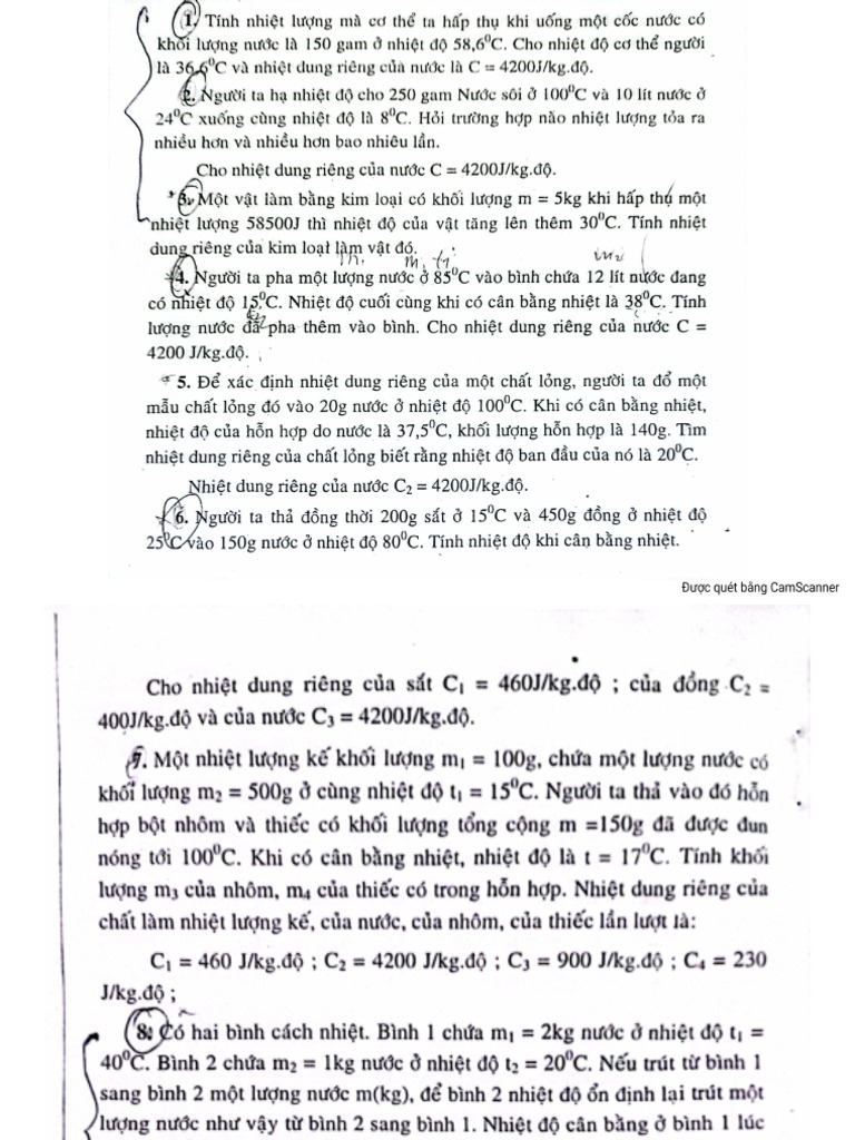 BTVN Phan Nhiet b1 | PDF
