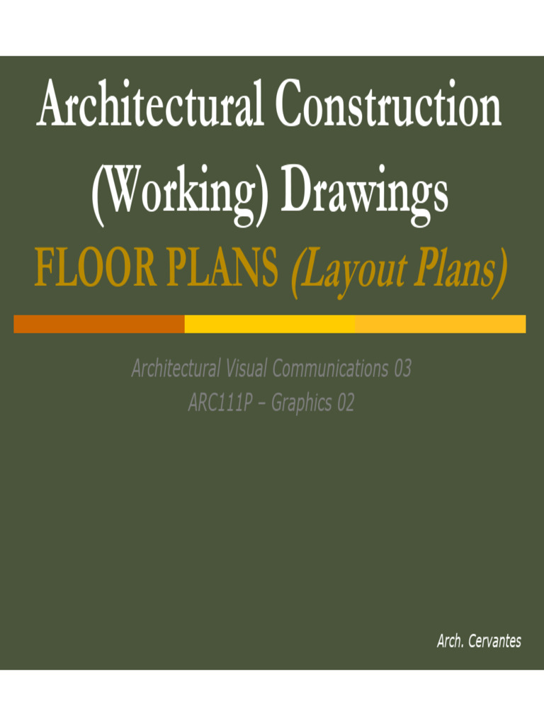 Floor Plan Essentials in Architecture | PDF | Architectural Design ...