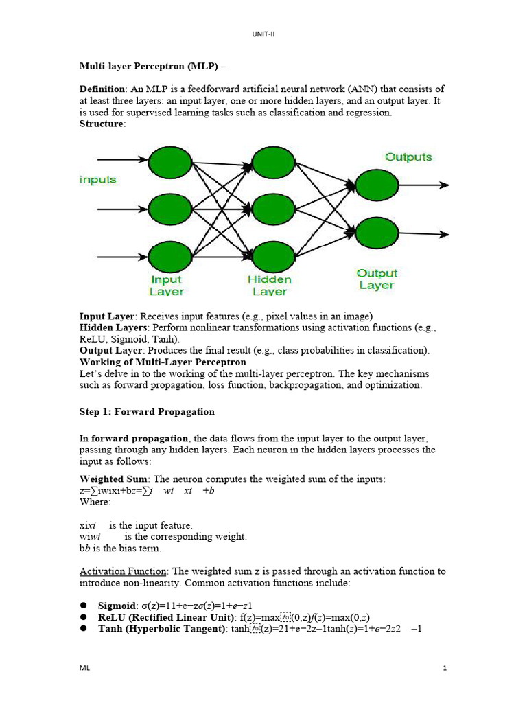 Multi-Layer Perceptron Explained | PDF | Interpolation | Principal ...