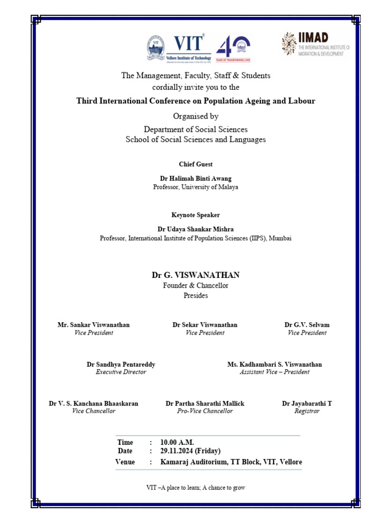 International Conference Invitation | PDF