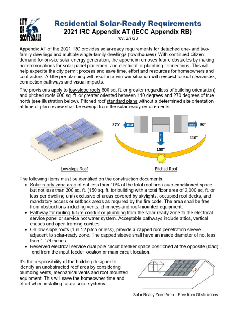 Solar-Ready Roof Requirements Guide | PDF | Roof | Building Engineering