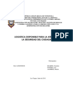 Logística militar y policial para seguridad ciudadana