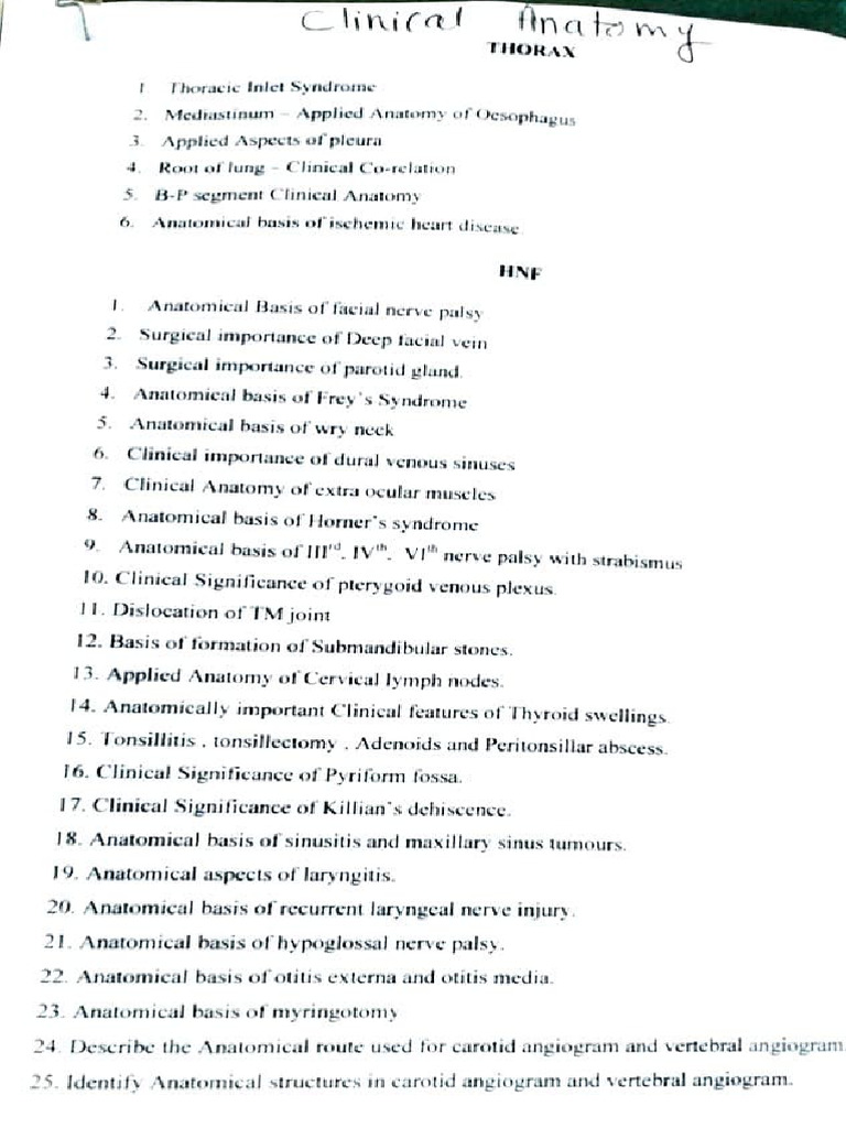 Anat Questions All | PDF