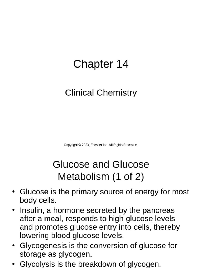 Glucose Metabolism and Diabetes Overview | PDF | Low Density ...