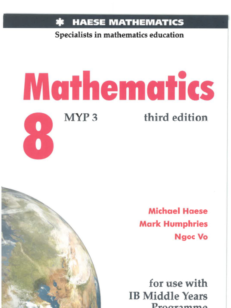IB Grade 8 MYP3 Textbook 3e Printable Compressed | PDF