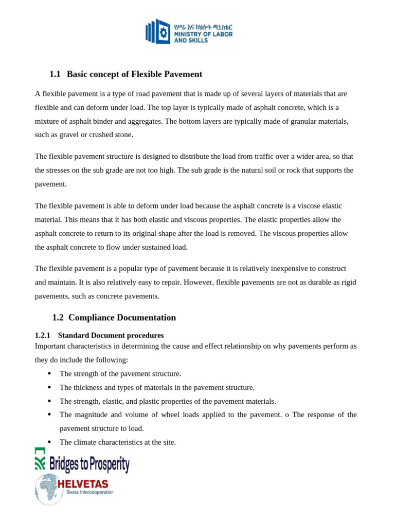 Flexible Pavement Construction Guide | PDF | Road Surface | Concrete
