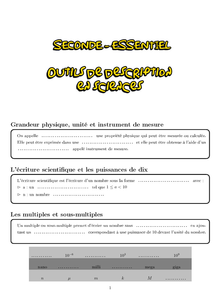 Mesures et incertitudes en physique | PDF | Quantité | Grandeur physique