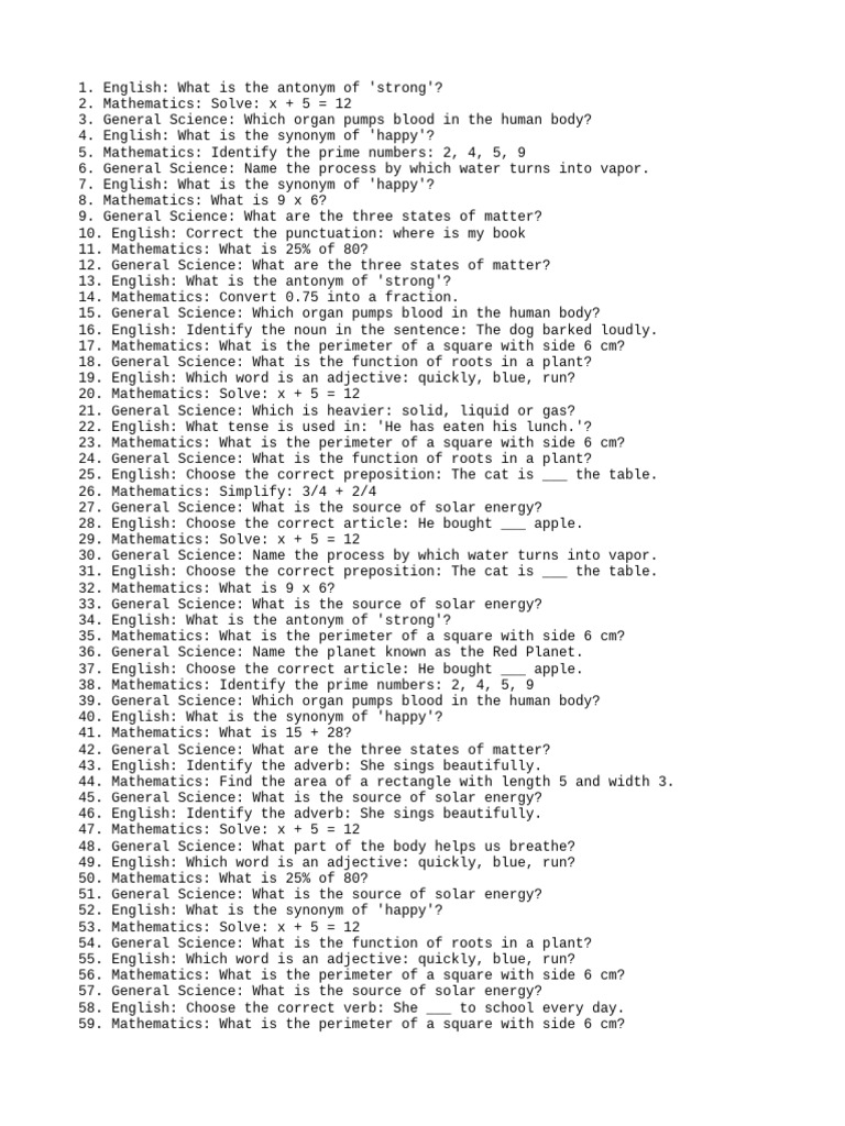 ISSP Initial Sample Questions | PDF | English Language | Adverb