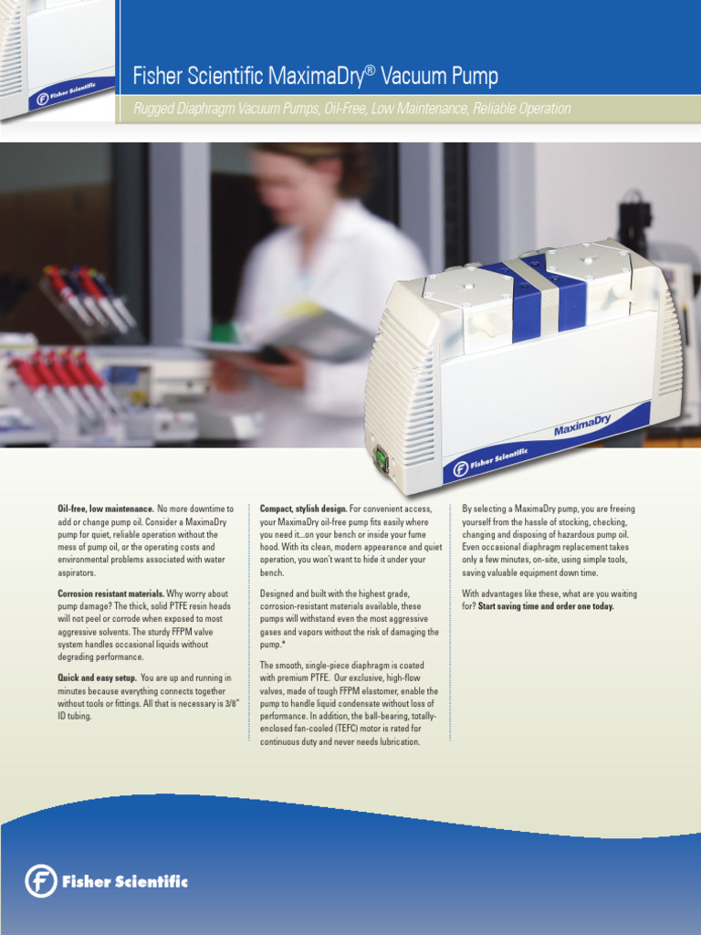 MaximaDry Vacuum Pump Overview | PDF | Pump | Vacuum