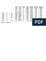 Tabla de Pesos Cabillas-Tubos Estructurales