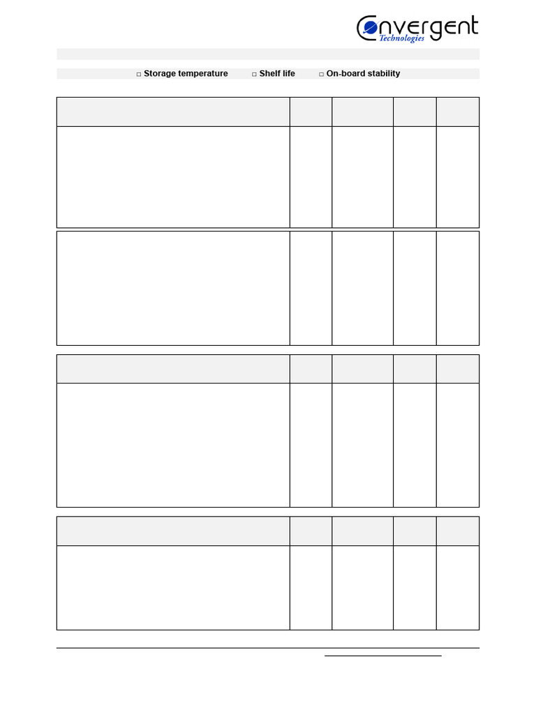 Convergys BG Liquical - Data Sheet (Storage, Shelf Life, Stability ...