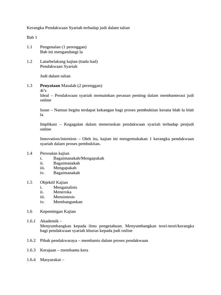 Dummy Deraf Tesis | PDF