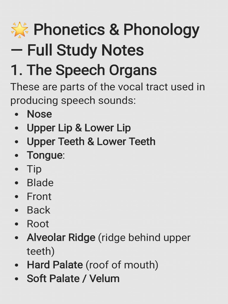 Phonetics | PDF
