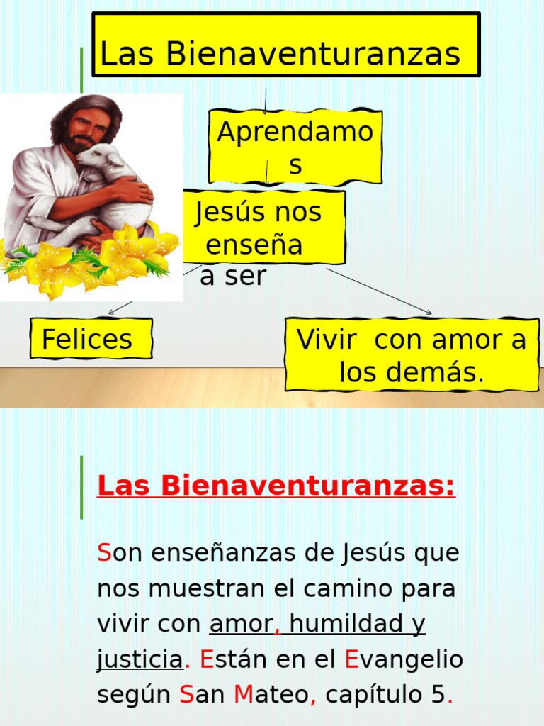 Bienaventuranzas: Camino a la Felicidad | PDF