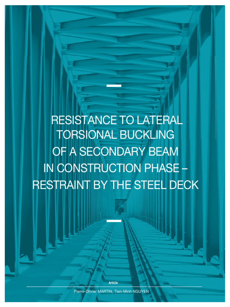 Lateral-Torsional Buckling in Steel Beams | PDF | Beam (Structure ...