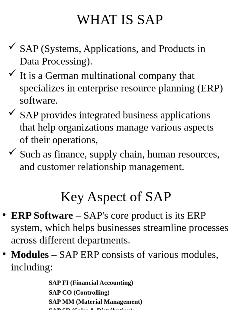 What Is SAP New | PDF | Enterprise Resource Planning | Computing