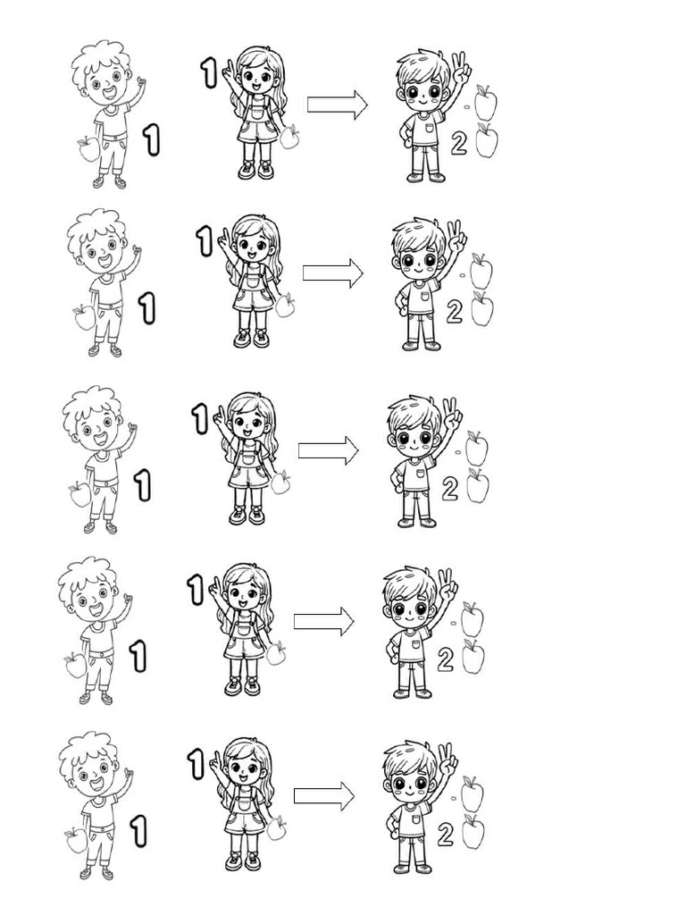 Ficha Numeros 1 y 2 Otro | PDF