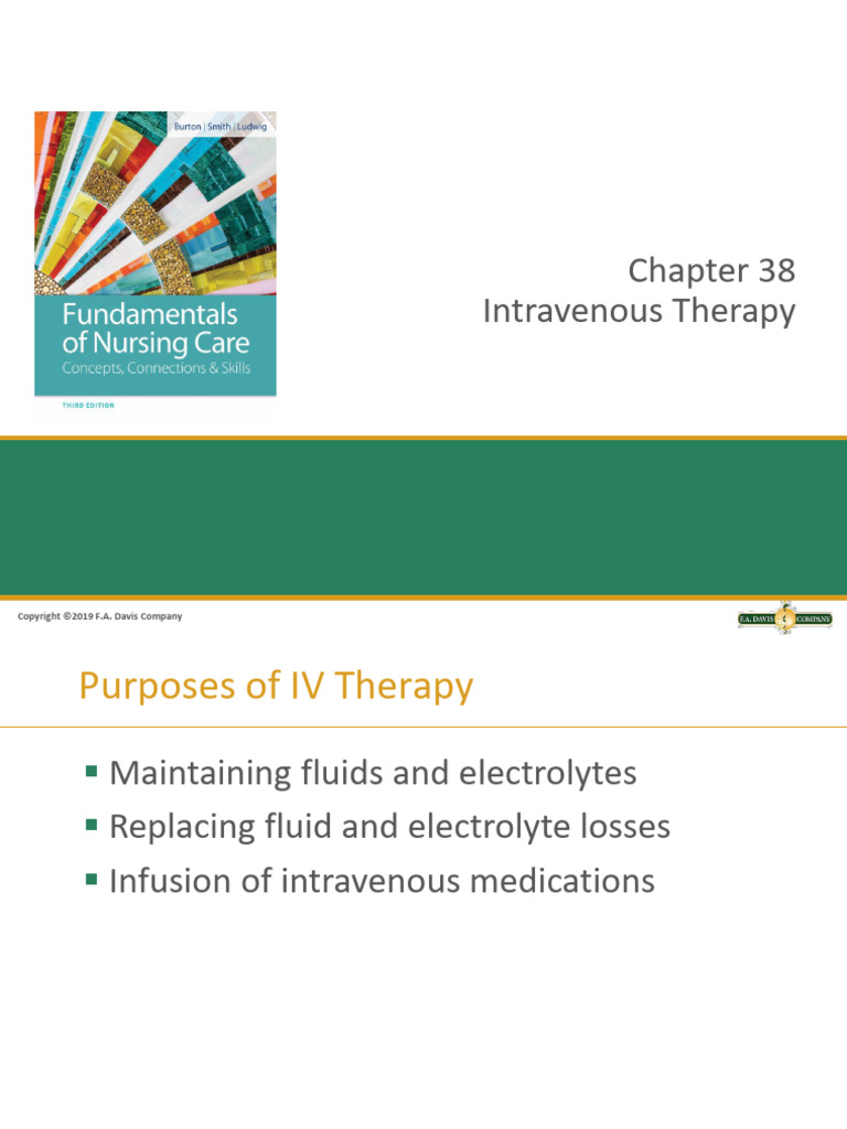 Intravenous Therapy Overview | PDF | Intravenous Therapy | Blood