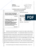 Noonan v Bowen, Obama First Amended Prerogative Writ