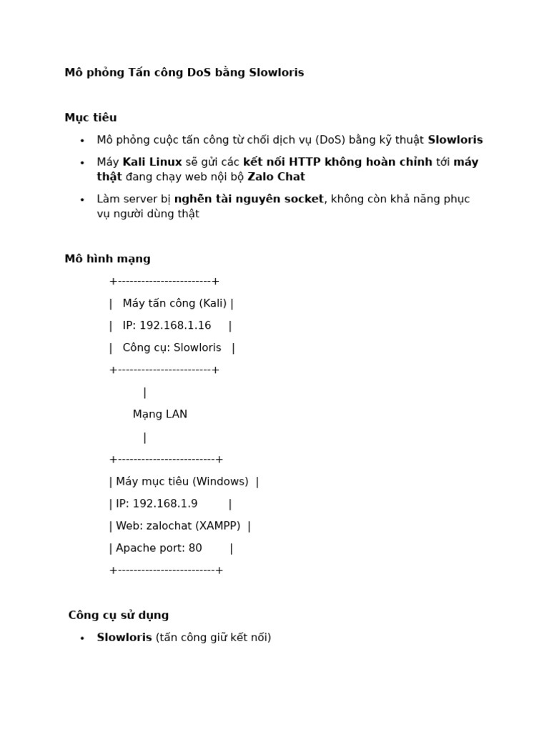 Dos Attack | PDF