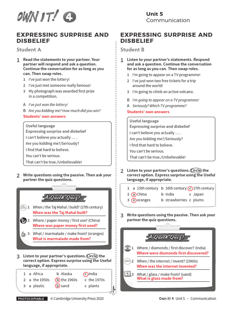 Communication Unit5 With Answers | PDF