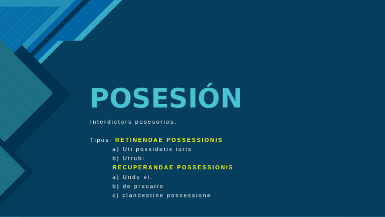 Romano Interdictos Posesion | PDF