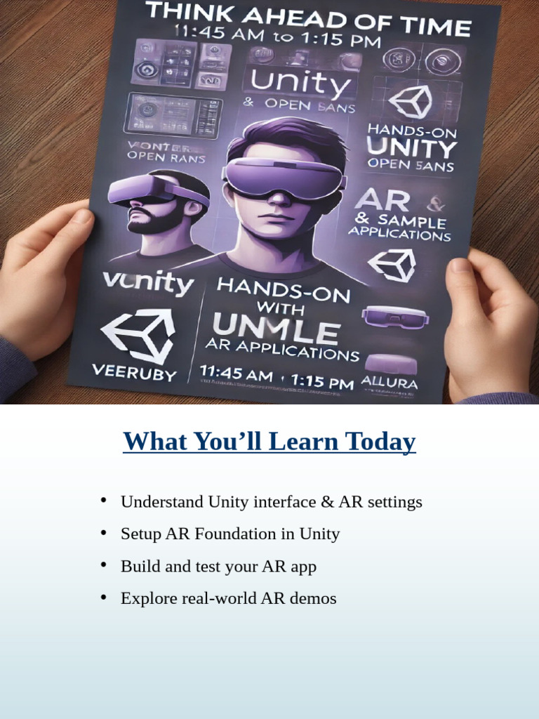 Unity AR Foundation Setup Guide | PDF