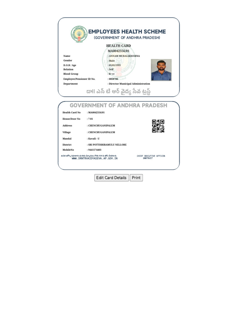 Employees Health Scheme | PDF