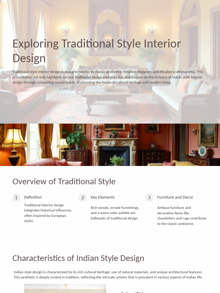 Indian Traditional Interior Design Guide | PDF | Interior Design ...