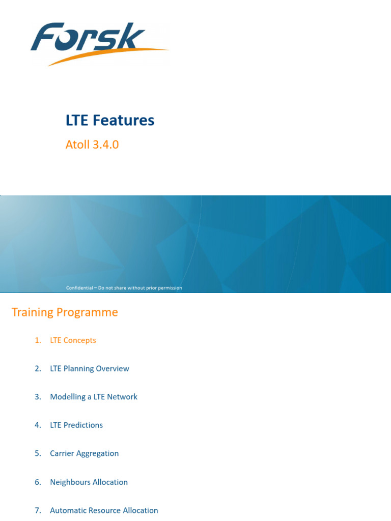 LTE Network Planning and Features Guide | PDF | High Speed Packet ...