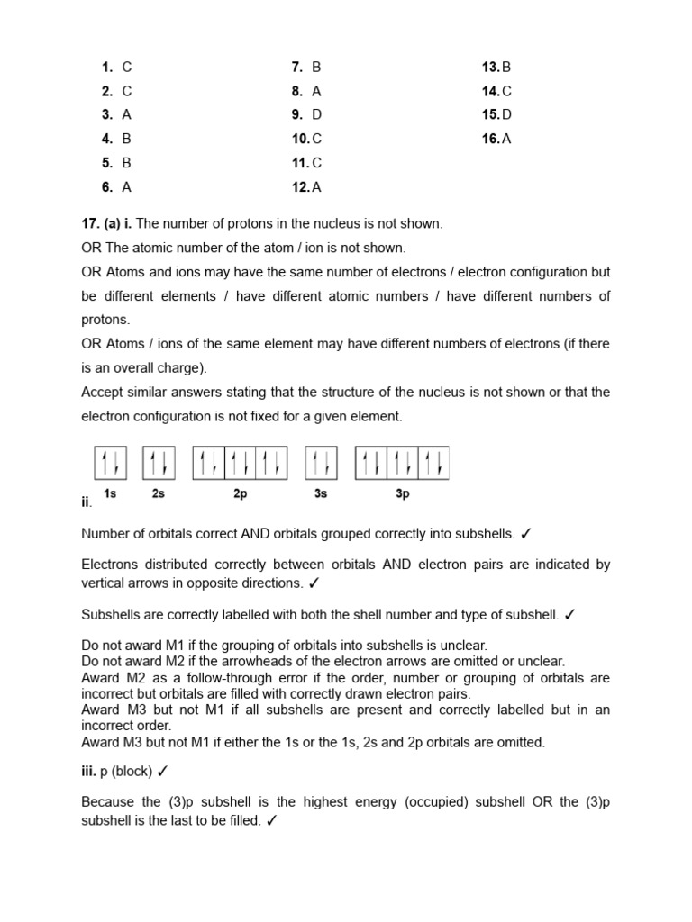 S3 1+The+periodic+table+questions+MS | PDF | Atomic Orbital | Ion