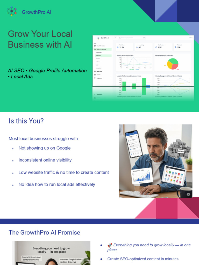 GrowthPro AI-Local SEO Powered by AI | PDF | Search Engine Optimization