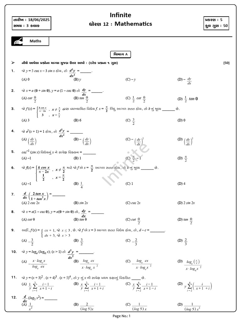 Mathematics Problem Set and Solutions | PDF | Chess | Chess Theory