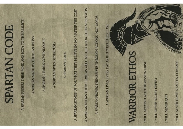 Spartan Code | PDF