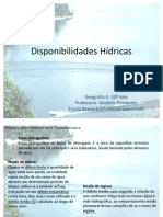 Disponibilidades Hídricas