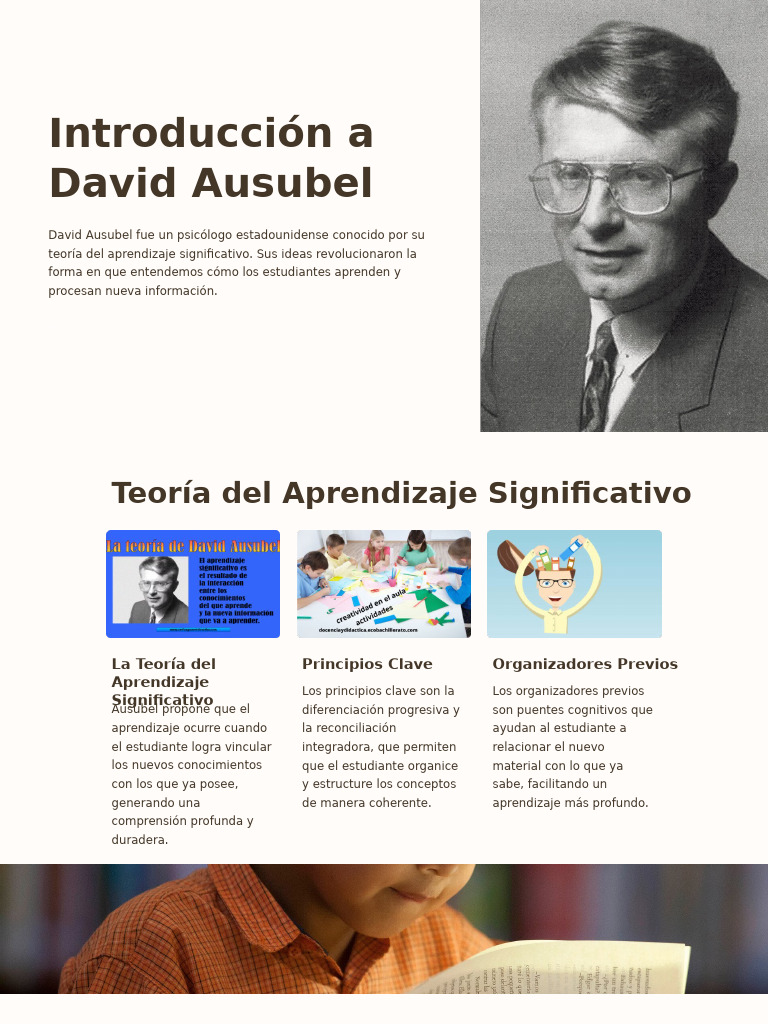 David Ausubel | PDF | Aprendizaje | Sicología