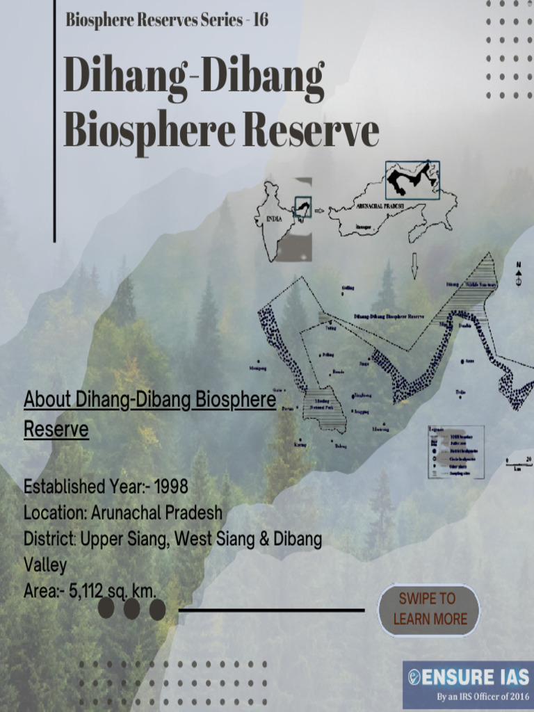 Dihang-Dibang Biosphere Reserve Overview | PDF