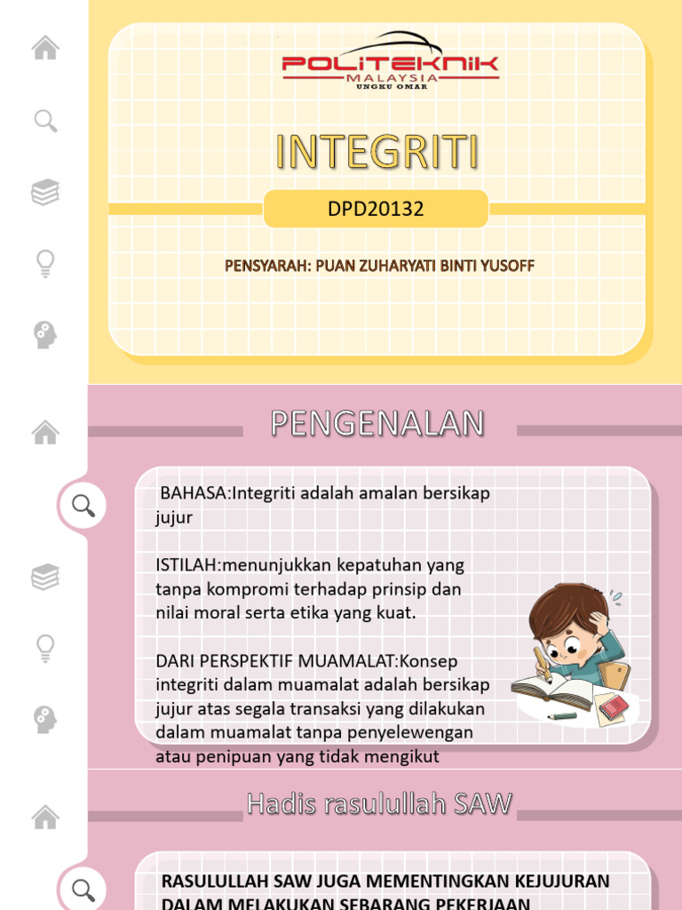 Poster Kesedaran Integriti dan Anti Rasuah | PDF