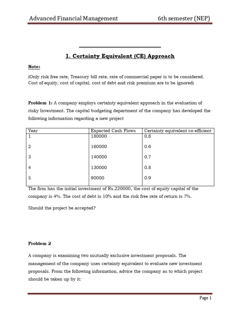 Risk Analysis in Capital Budgeting Techniques | PDF | Net Present Value ...