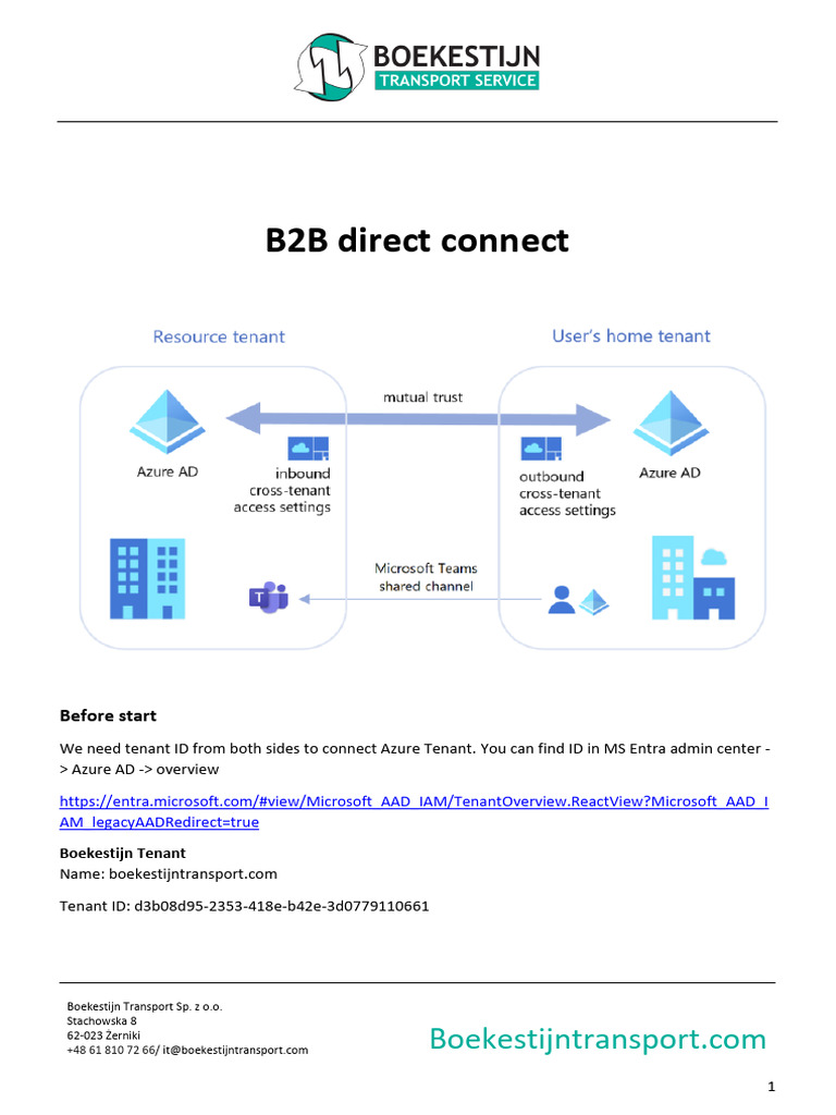 B2B Direct Connection | PDF