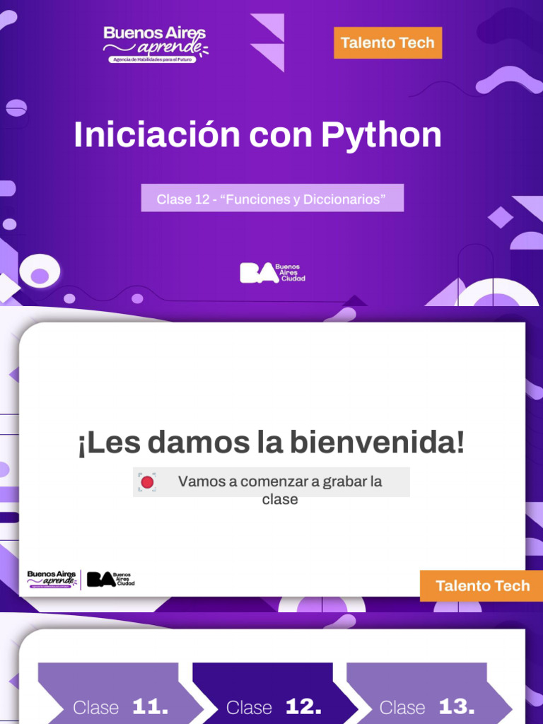 Funciones y Diccionarios en Python | PDF | Python (lenguaje de ...