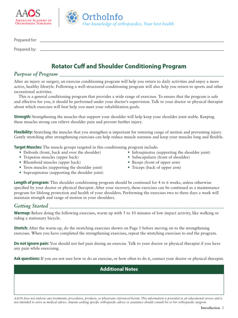 Shoulder Rehabilitation Exercises Guide | PDF | Shoulder | Elbow