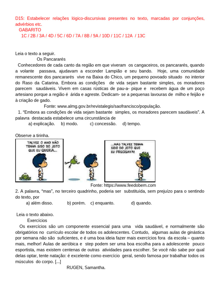 Análise de Relações Lógico-Discursivas | PDF | Energia eólica | Brasil