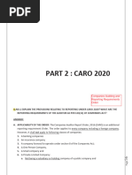 CARO 2020: Auditor's Report Guidelines | PDF | Banks | Corporations