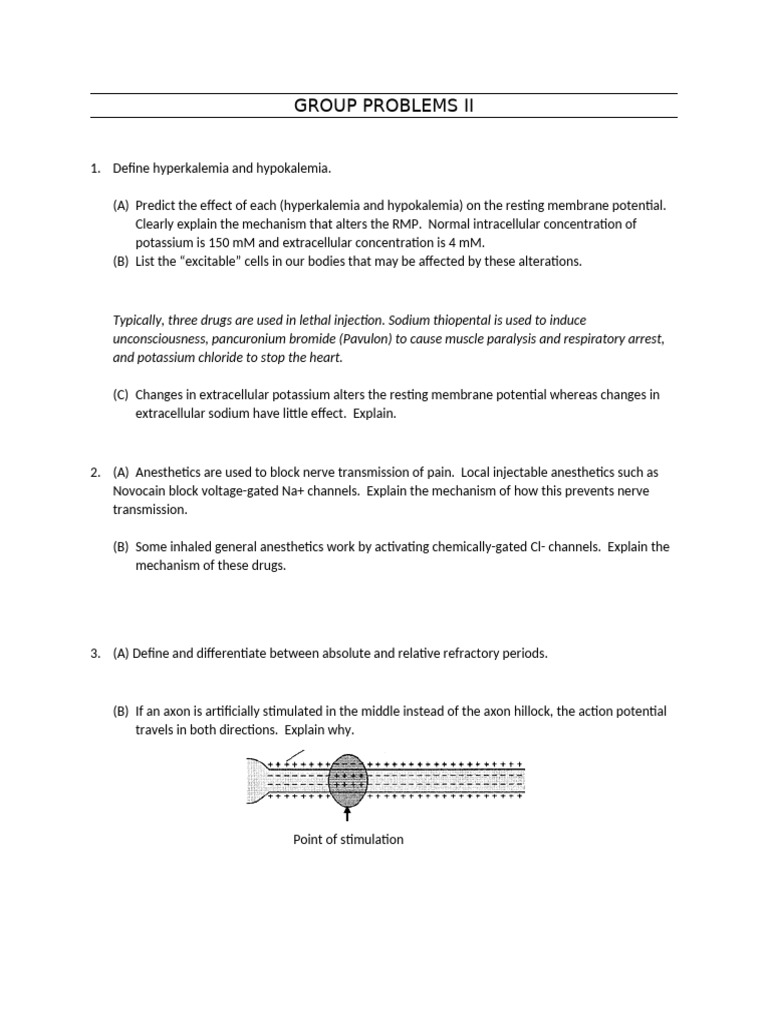 Hyperkalemia Effects on Muscle Function | PDF